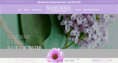 Desktop Screenshot of memoriesfuneralhome.com